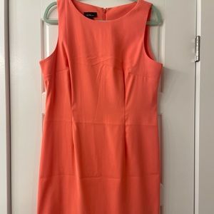 Coral cocktail dress